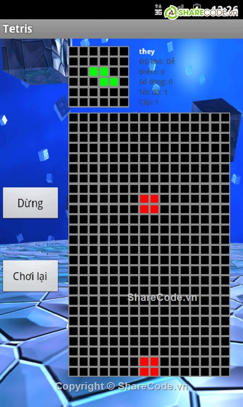 Đồ án,Tetris,đồ án tốt nghiệp,ứng dụng android,Đồ án Java